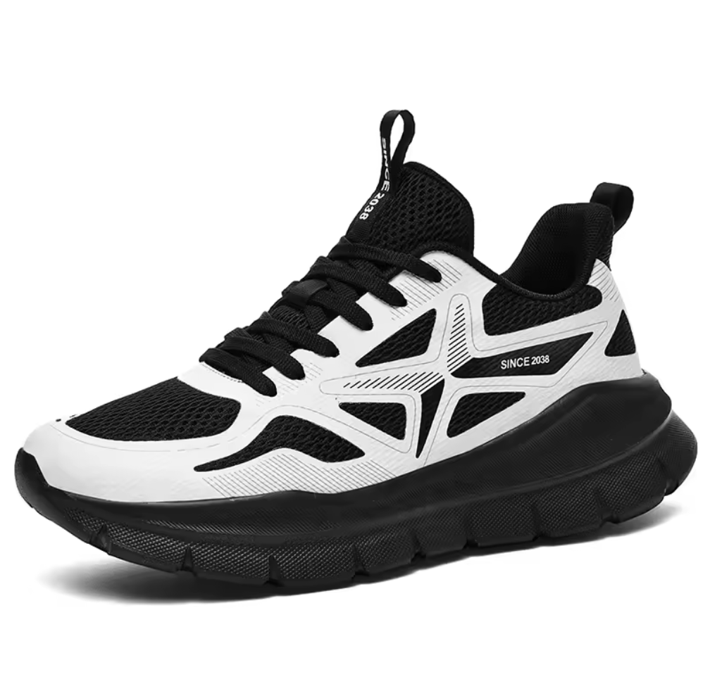 Chunky Sneakers “Since 2038” – Svart & Vit