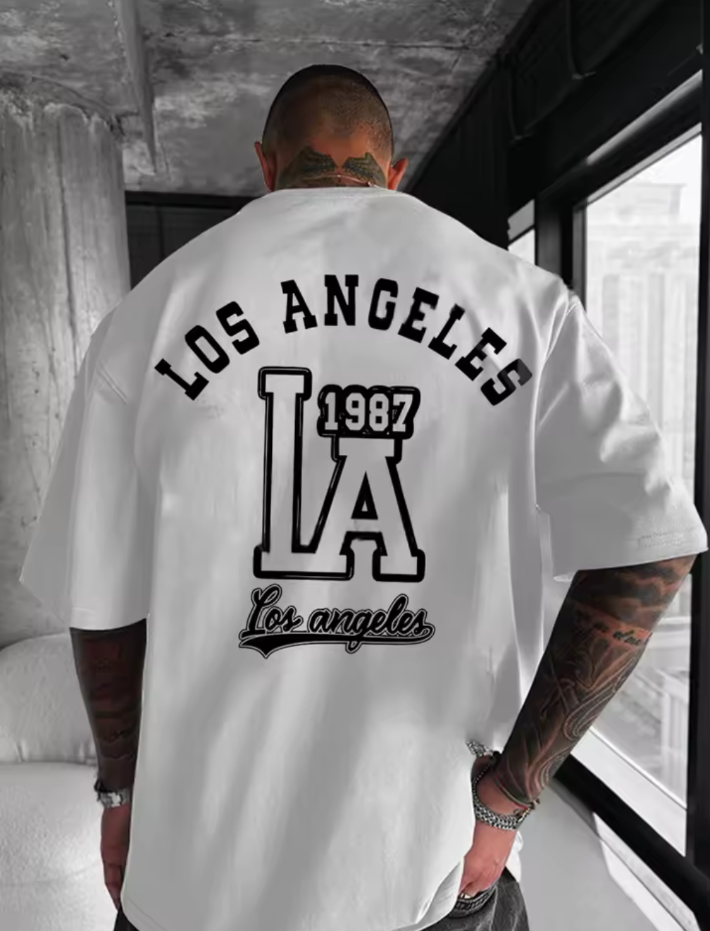 T-shirt "Los Angeles 1987" – Streetstyle med attityd