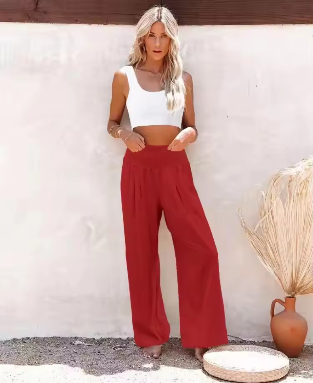 VIDA SOMMARBYXOR MED RYNKAD MIDJA – FASHIFY.SE