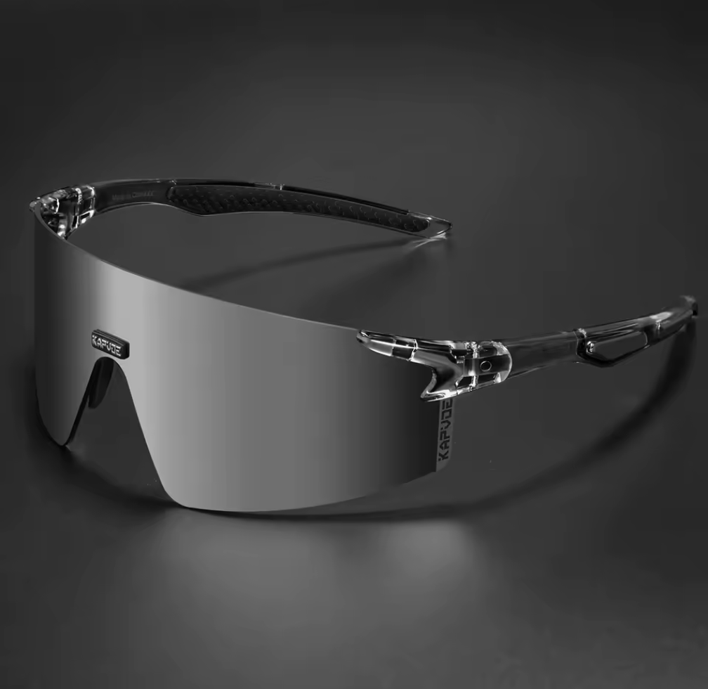 Sportiga Solglasögon i Trendig Design – Polariserade & Perfekta för Aktiv Livsstil