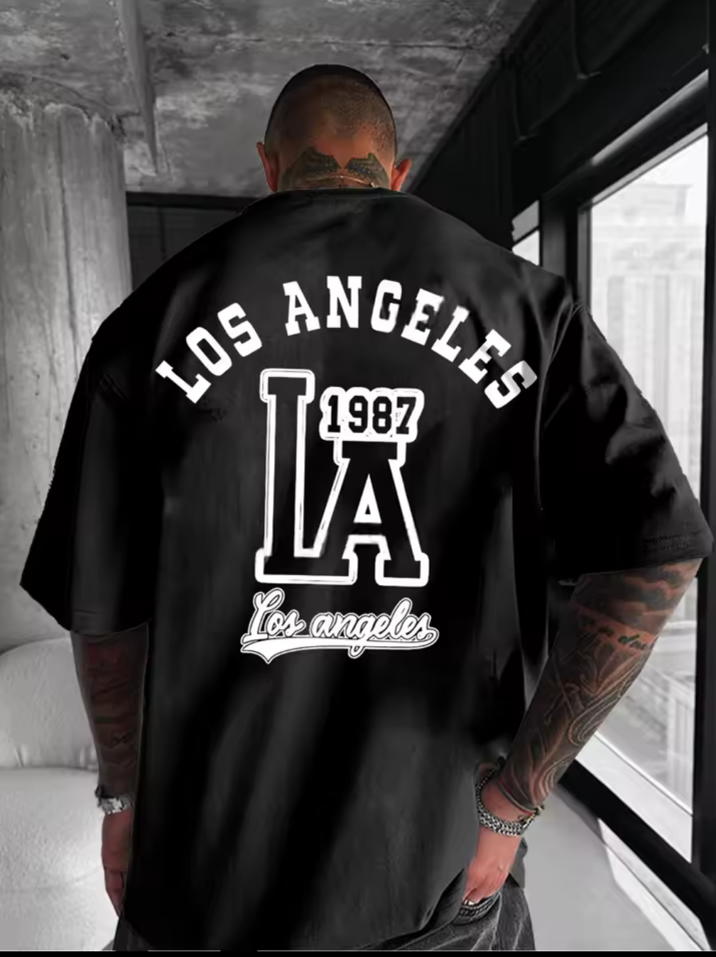 T-shirt "Los Angeles 1987" – Streetstyle med attityd