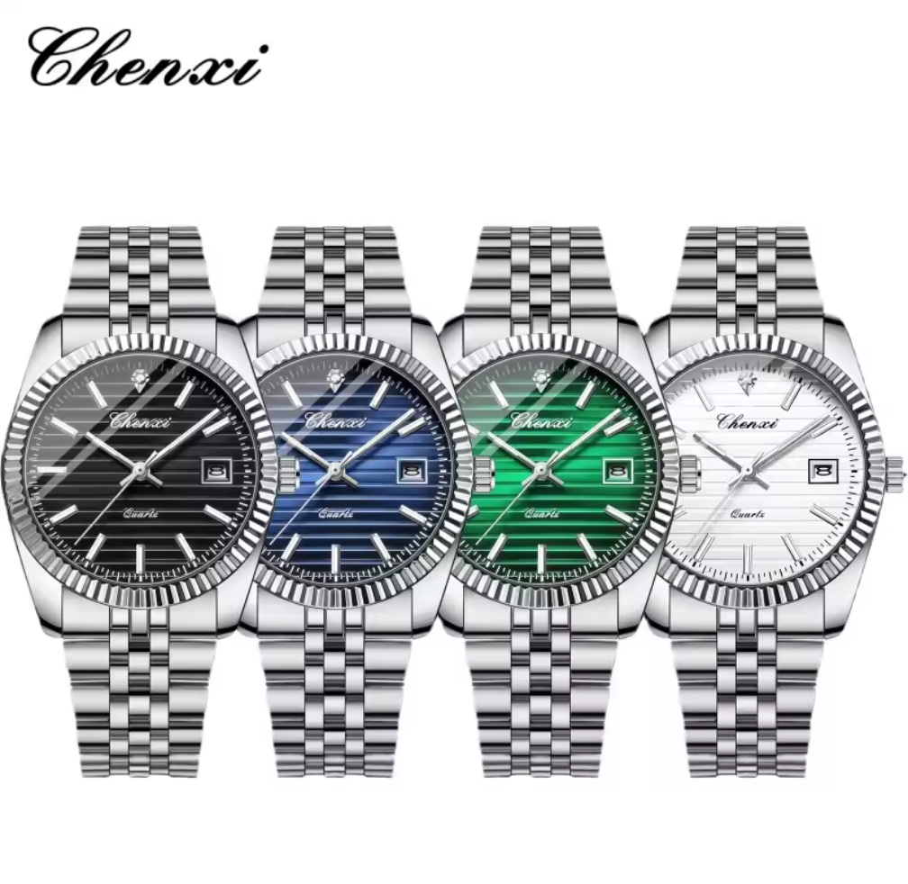 Chenxi Classic Date – Elegant herrklocka i fyra färger